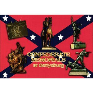 Confederate Memorials Gettysburg National Military Park Postcard Gettysburg PA